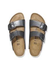 BIRKENSTOCK ARIZONA Metallic slipper sandal black - Women’s shoes - 4