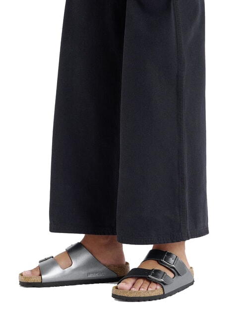 ARIZONA Metallic slipper sandal black - Women’s shoes