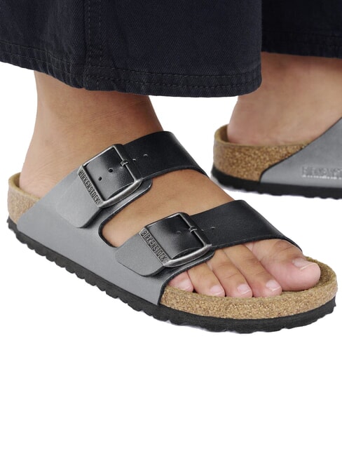 ARIZONA Metallic slipper sandal black - Women’s shoes