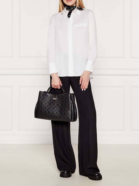 PHOEBE Handbag, with shoulder strap black logo - Women’s Bags