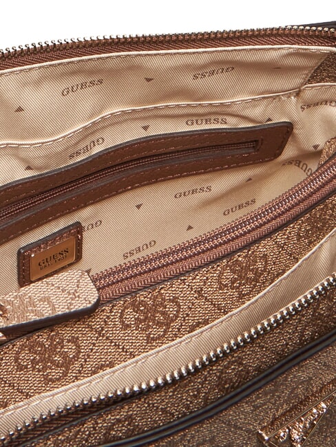 NOELLE 2 Handbag, with shoulder strap latte logo / brown - Women’s Bags