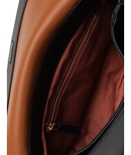 COCCINELLE BOHEME GRANA DOUBLE  Shoulder bag, with shoulder strap black/cognac - Women&rsquo;s Bags - 4