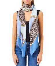 LIUJO ANIMALIER CHAIN Scarf with all-over print - Scarves