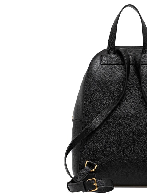 BEAT GENERATION Hammered leather backpack Black - Women&rsquo;s Bags