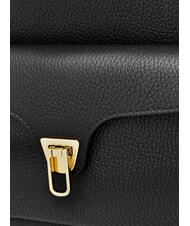 COCCINELLE BEAT GENERATIO Hammered leather backpack Black - Women’s Bags - 4