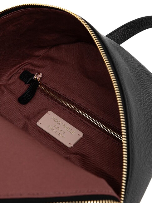 BEAT GENERATIO Hammered leather backpack Black - Women’s Bags