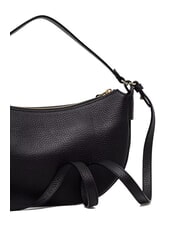 COCCINELLE C-EASY Medium leather satchel bag Black - Women’s Bags - 3