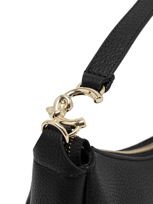 C-EASY Medium leather satchel bag Black - Women’s Bags