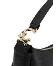 COCCINELLE C-EASY Medium leather satchel bag Black - Women’s Bags - 4