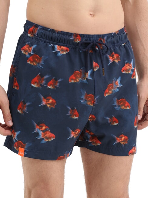 SEASIDE Men's beach costume navy blue - Swimwear