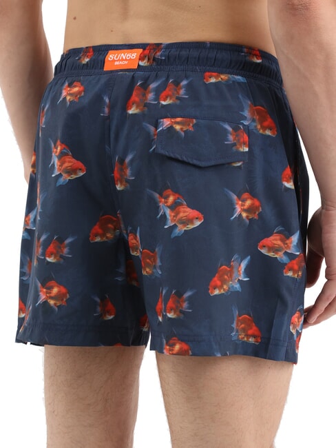 SEASIDE Men's beach costume navy blue - Swimwear