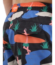 SUN68 ILLUSTRATION Men's beach costume black/blue - Swimwear - 3