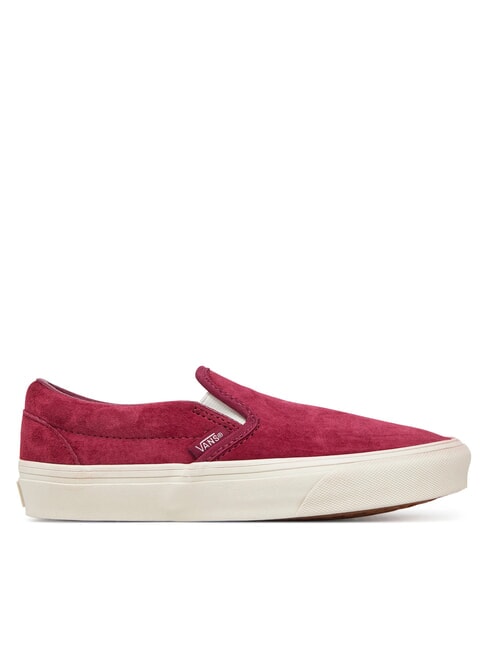 CLASSIC Suede leather slip-on sneakers rhododendron - Unisex shoes