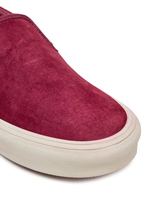 CLASSIC Suede leather slip-on sneakers rhododendron - Unisex shoes