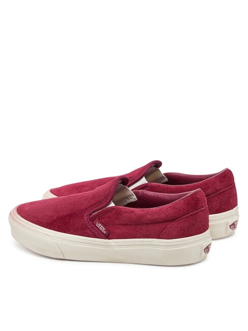 CLASSIC Suede leather slip-on sneakers rhododendron - Unisex shoes