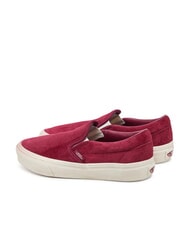 VANS CLASSIC Suede leather slip-on sneakers rhododendron - Unisex shoes - 5