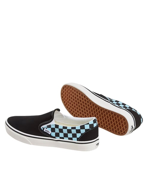 CLASSIC POP CHECK Checkered Slip-On Sneakers crystal blue - Unisex shoes