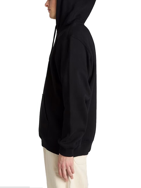 LEFT CHEST II LOOSE Hoodie black - Sweatshirts