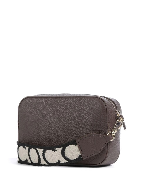 TEBE Shoulder bag in textured leather brunette - Women’s Bags