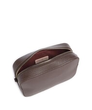 COCCINELLE TEBE Shoulder bag in textured leather brunette - Women’s Bags - 3