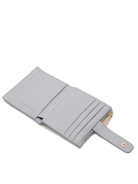 METALLIC SOFT Mini leather wallet snow - Women’s Wallets