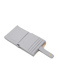 COCCINELLE METALLIC SOFT Mini leather wallet snow - Women’s Wallets - 2