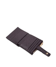 COCCINELLE METALLIC SOFT Mini leather wallet plums - Women’s Wallets - 2