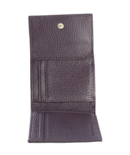 COCCINELLE METALLIC SOFT Pebbled leather wallet plums - Women’s Wallets - 2