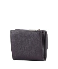 COCCINELLE METALLIC SOFT Pebbled leather wallet plums - Women’s Wallets - 4