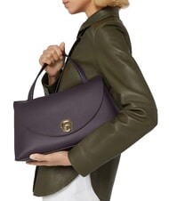 COCCINELLE NIKLA Handbag, with shoulder strap black/cognac - Women’s Bags - 4