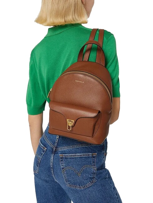 BEAT GENERATION Leather backpack cognac - Women&rsquo;s Bags