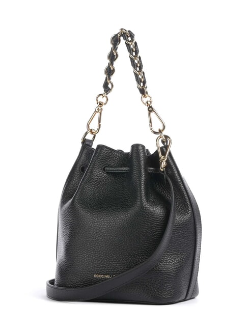 BEAT GENERATION Mini Leather Bucket Black - Women&rsquo;s Bags