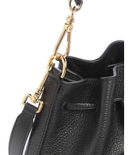 COCCINELLE BEAT GENERATION Mini Leather Bucket Black - Women&rsquo;s Bags - 3