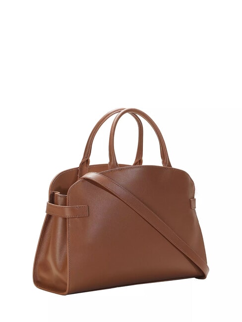 SABINE Handbag, with shoulder strap cognac - Women’s Bags