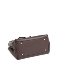 COCCINELLE ARLETTIS Hammered leather handbag brunette - Women’s Bags - 3