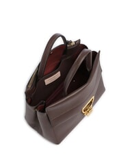 COCCINELLE ARLETTIS Hammered leather handbag brunette - Women’s Bags - 4