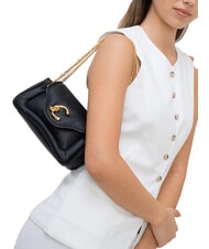 COCCINELLE C-ME FLUFFY Shoulder bag Black - Women’s Bags - 4