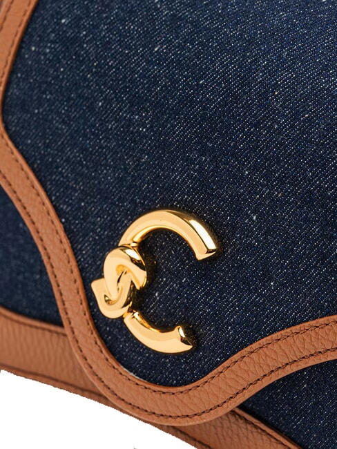 C-ME DENIM Shoulder bag blue den/cognac - Women’s Bags