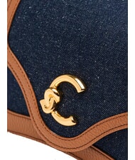 COCCINELLE C-ME DENIM Shoulder bag blue den/cognac - Women’s Bags - 3