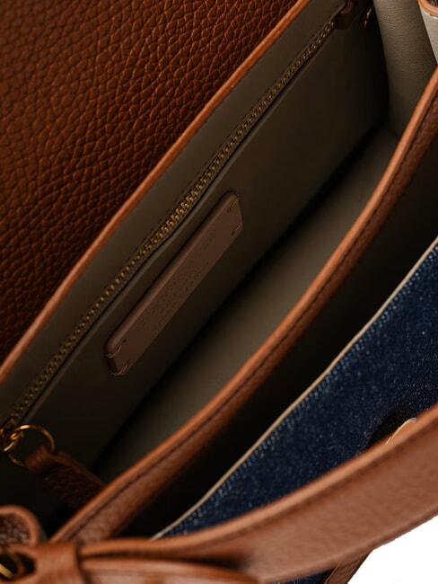 C-ME DENIM Shoulder bag blue den/cognac - Women’s Bags