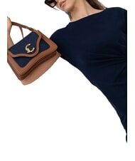 COCCINELLE C-ME DENIM Shoulder bag blue den/cognac - Women’s Bags - 5
