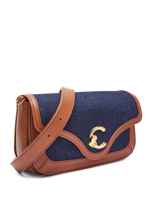 C-ME DENIM Shoulder bag blue den/cognac - Women’s Bags