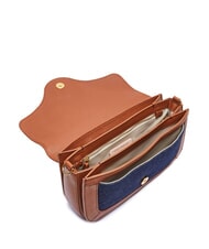 COCCINELLE C-ME DENIM Shoulder bag blue den/cognac - Women’s Bags - 4