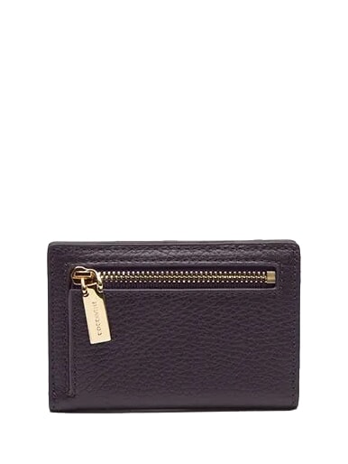METALLIC SOFT Leather wallet plums - Women&rsquo;s Wallets