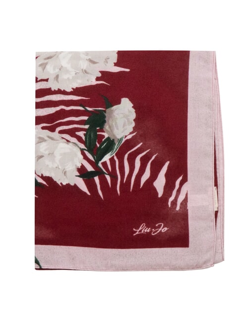 ZEBRA Scarf with all-over print raspberry - Scarves