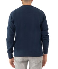 SUN68 ROUND PRINT Crewneck sweatshirt with print navy blue - Sweatshirts - 3