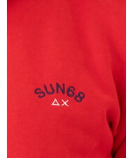 SUN68 MINI LOGO High neck sweatshirt with zip - Sweatshirts