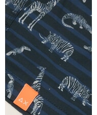 SUN68 BIG PRINT Men's beach costume navy blue/white - Swimwear - 2