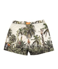 SUN68 ANIMAL Men's beach costume cream white - Swimwear - 3