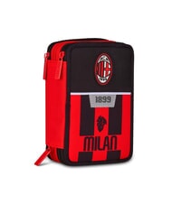 MILAN KICK AND SCORE 3-zip pencil case with school kit Black - Cases and Accessories - 6